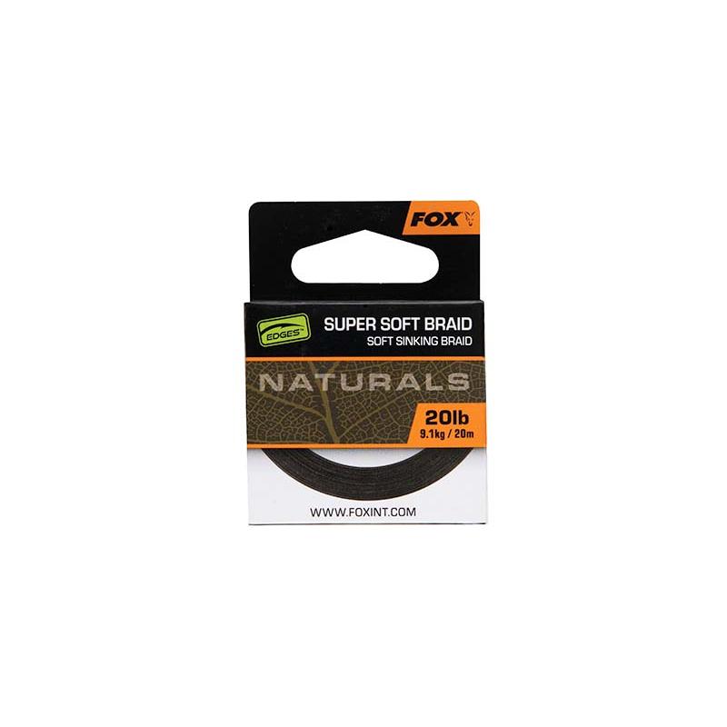 Fox Naturals Soft Braid hooklength 20m 20lb