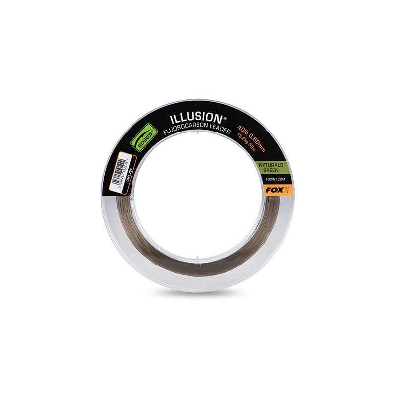 Fox Illusion Fluorocarbon Leader 40lb 18.2kg (0.60mm) x 50m - Clear