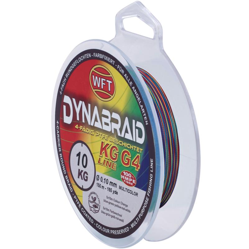 WFT Rond Dynabraid G4 multicolore 20KG 1000m
