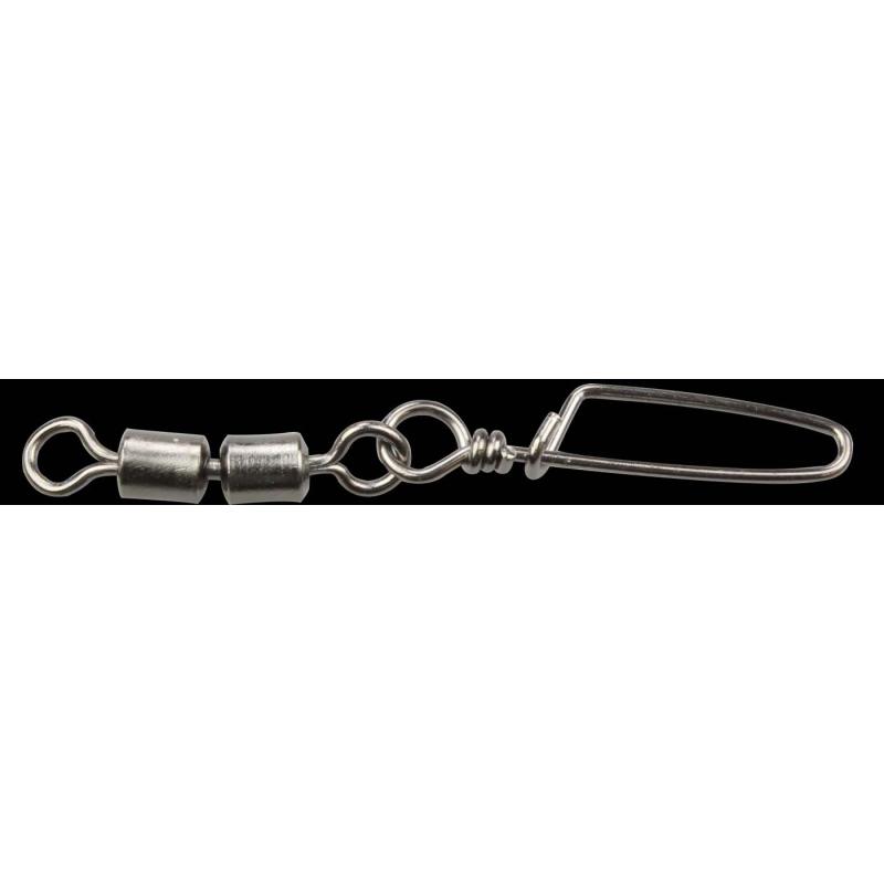 Fishing Tackle Max Doppelwirbel m. Scandi Snap Gr. 4