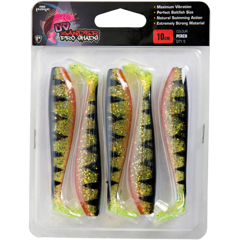 Fox Rage Zander Pro Ultra UV 7.5cm / 3 "zitstok x 5st