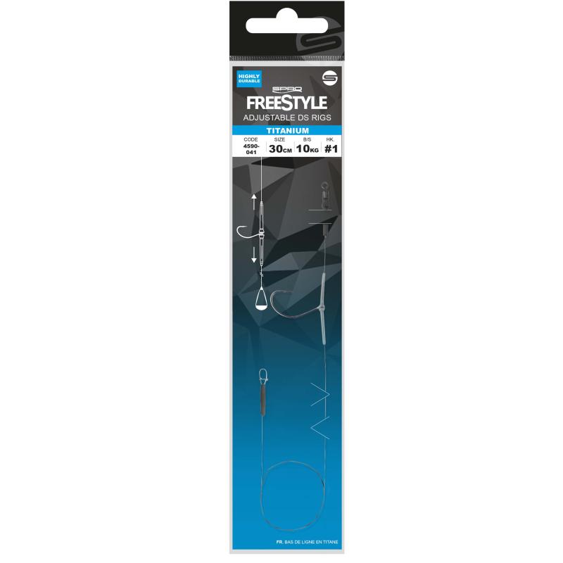 Spro Titanium Adjust DS Rig 0.40mm #04 30cm