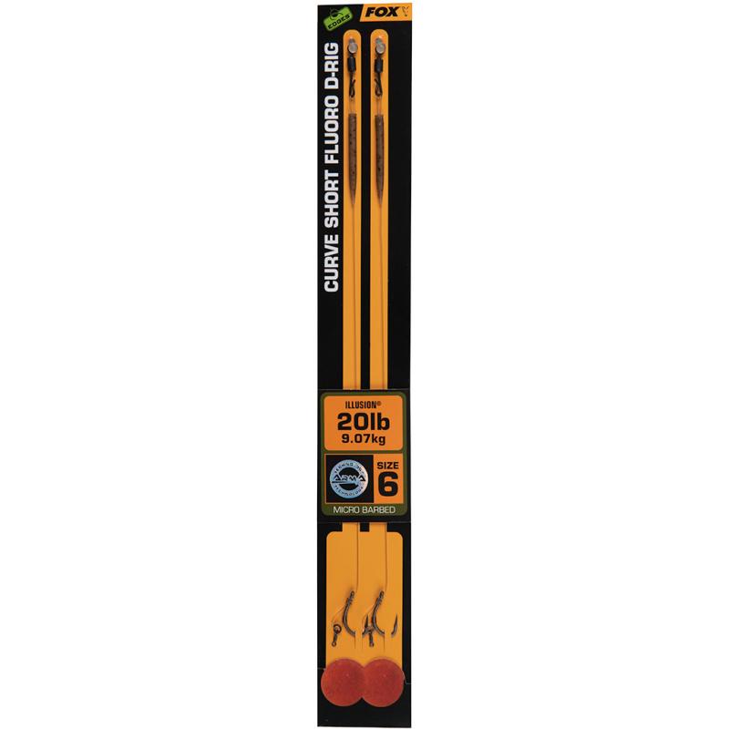 Fox Edges Curve Short Fluoro D-Rig 2 - 30lb Illusion x 2