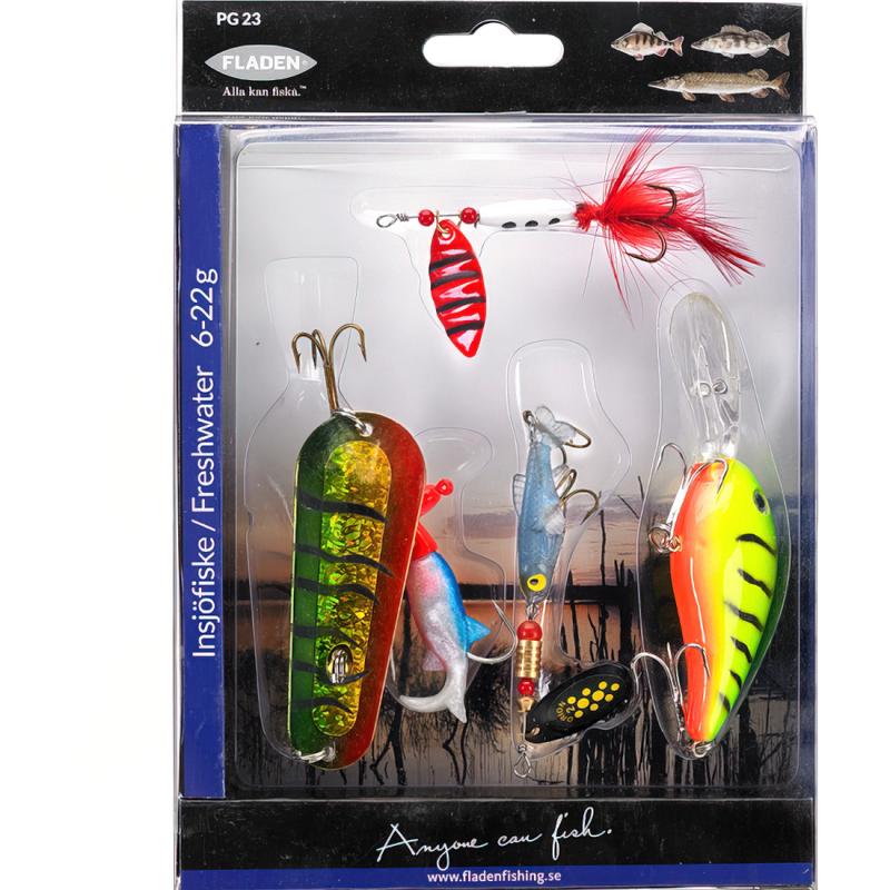 FLADEN kunstaas assortiment snoek 5 stuks