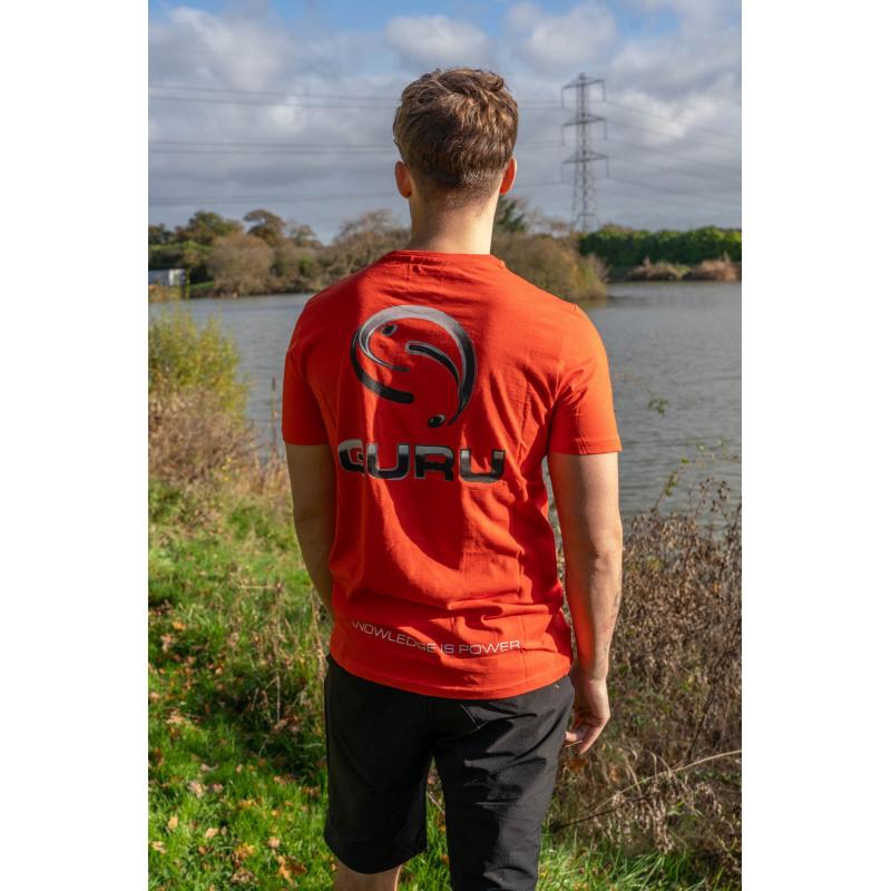 Guru Semi Logo T-shirt Rood XL