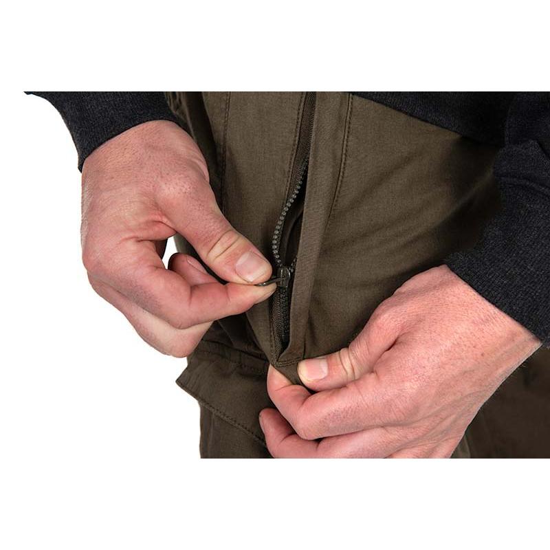 Fox Collection LW Cargo Trouser - Green / Black - M
