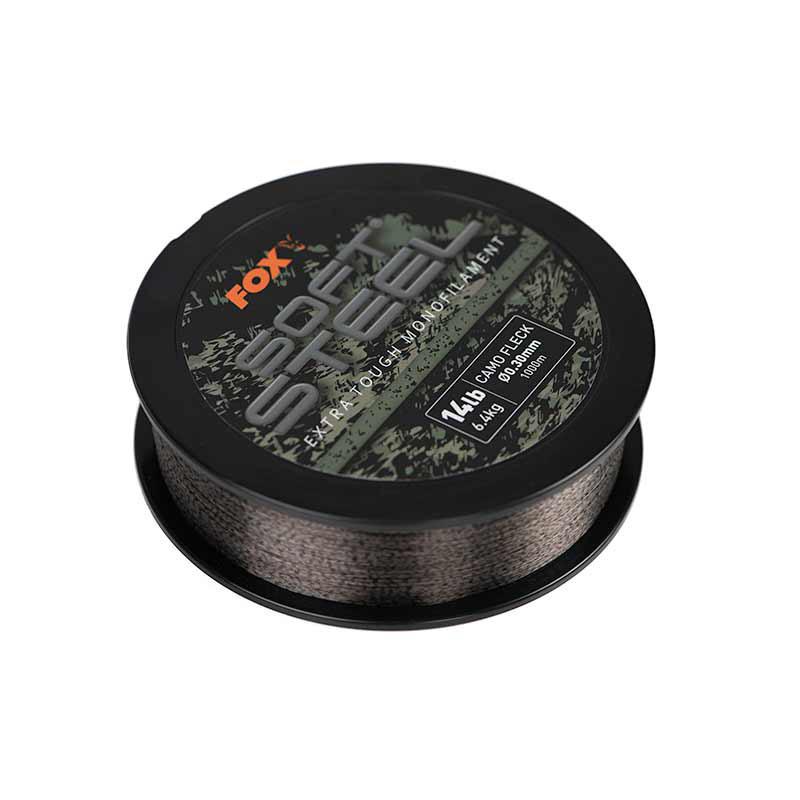 Fox Soft Steel Fleck Camo Mono 18lb (8.2kg) 0.35mm x 1000m
