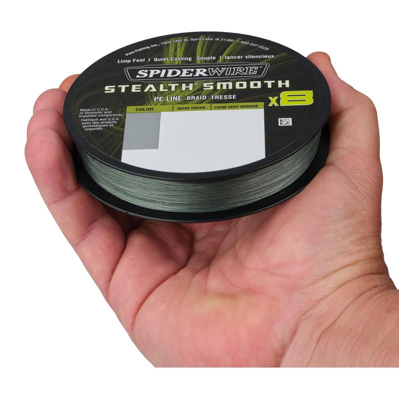 Spiderwire Stealth Smooth8 0.15mm 300M 16.5K Moss Green