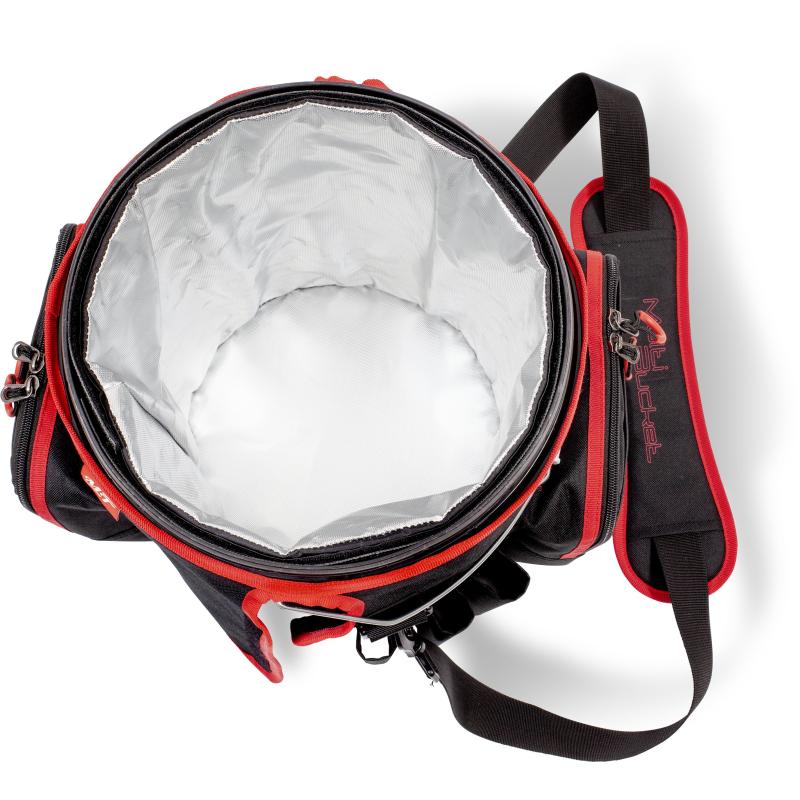 Magic Trout Multi-Eimer B: 46cm H: 66cm schwarz/rot
