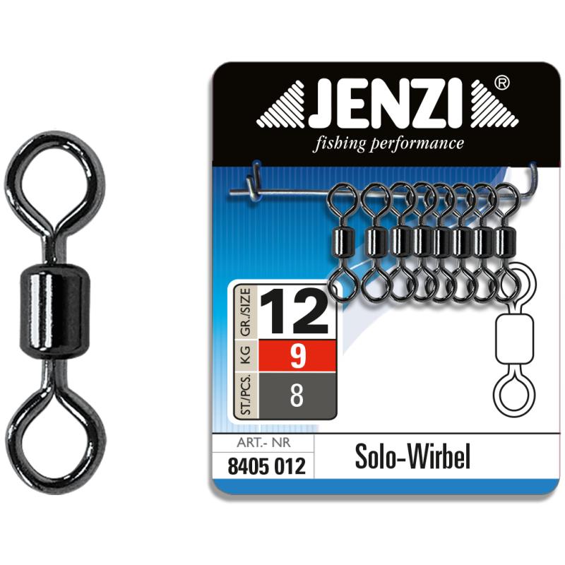 JENZI Solo-Wirbel in Black-Nickel Ausführung Gr.12 , 9kg