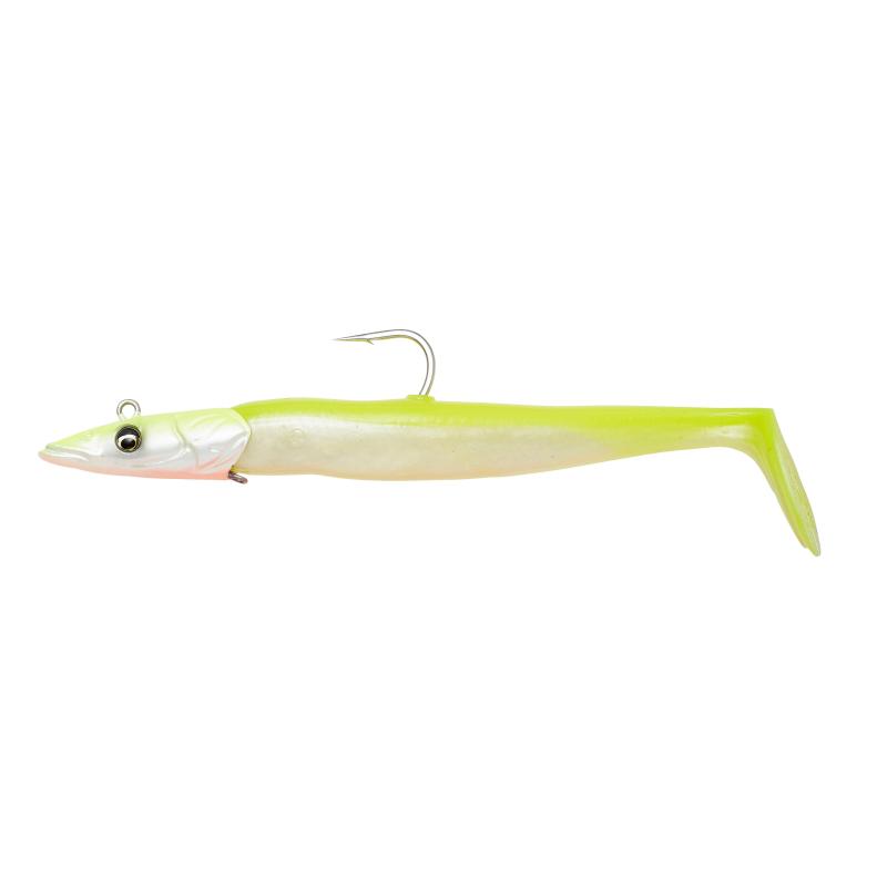 Savage Gear Sandeel V2 12cm 22G Sinking Lemon Back 2+1