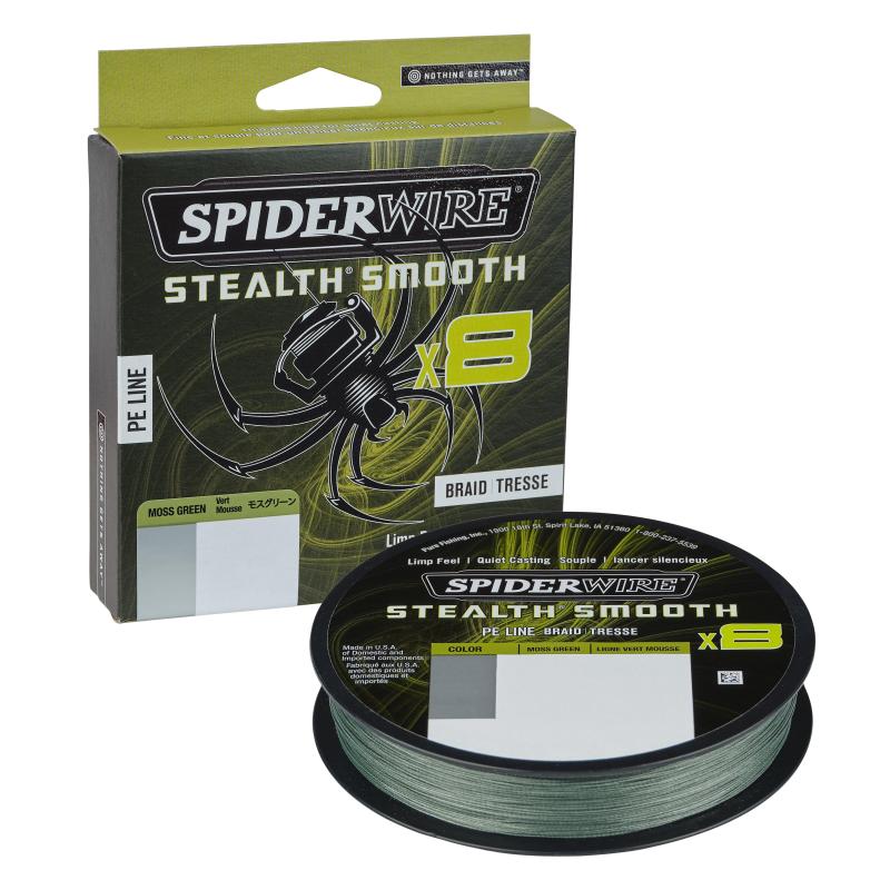 Spiderwire Stealth Smooth8 0.23mm 150M 23.6K Moss Green