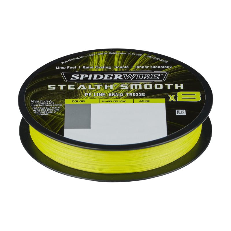 Spiderwire Stealth Smooth8 0.19mm 150M 18.0K Yellow