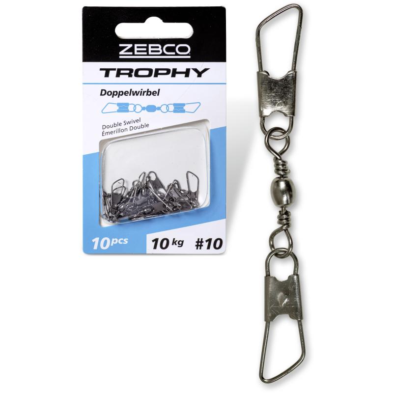 Produktbild Zebco Gr.: 12 L: 38mm Trophy Doppelwirbel 8kg