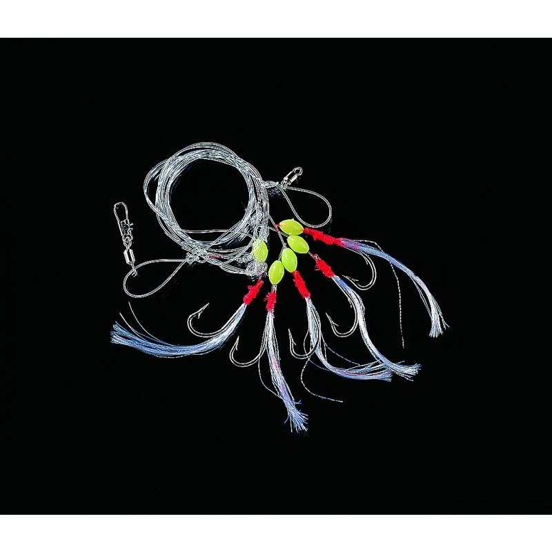 Produktbild JENZI Makrelen-Vorf. glitzer m. 5 Haken