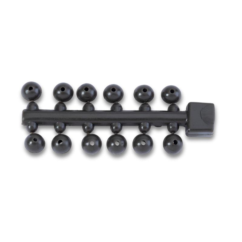 Product image Anaconda Tapered Bore Beads 6mm 24pcs. Army green