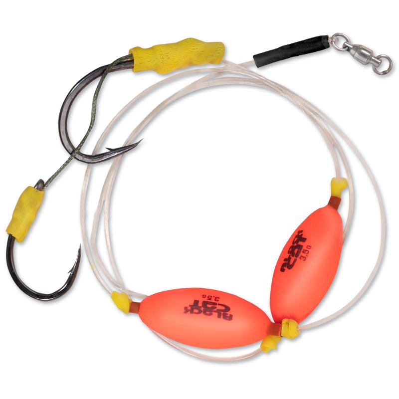 Black Cat #8/0, 1/0 Micro U-Float Rig L: 2,00m Haken: 2 Hauptschnur Ø: 1,20mm