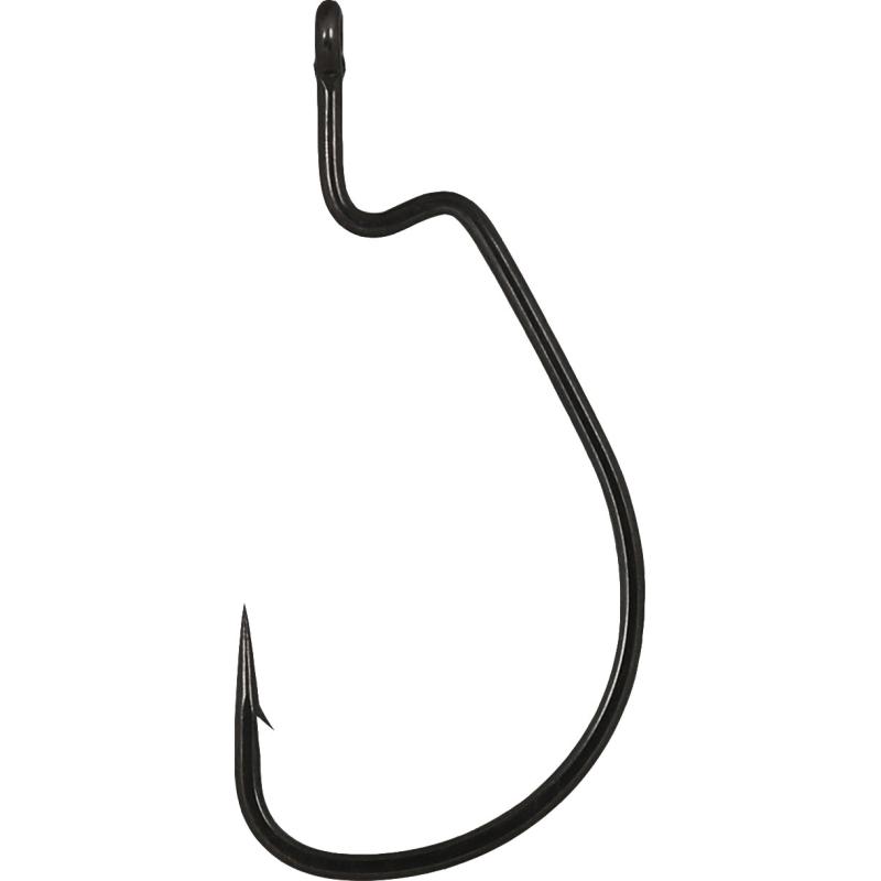 Owner 4108 Jungle Wide Gap ZoWire Hook - 4X-Strong, Size 3/0, 5 Pack - Weedless Flipping Hook - View #7