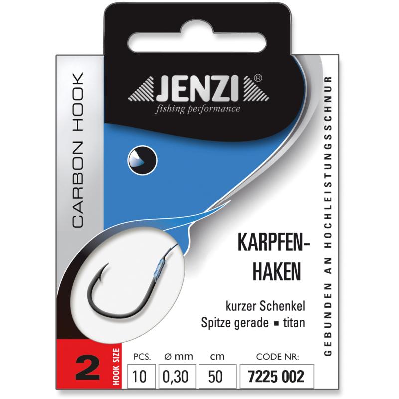 Cormoran PROFILINE Karpfenhaken Gold, Größe 2, 0,30 Mm – 10 Fertige Vorfächer, Superscharf & Bruchfest