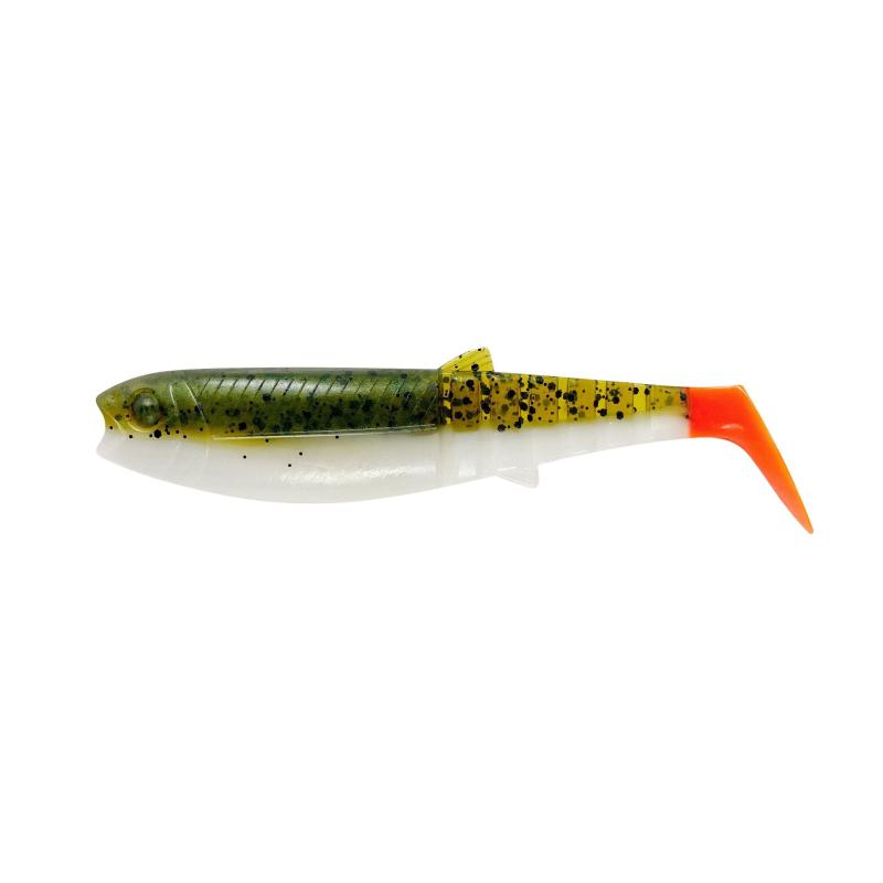 Savage Gear Cannibal Shad Lot De 5 Poissons En Caoutchouc 6,8 Cm 3 G Couleur : Jaune Fluo