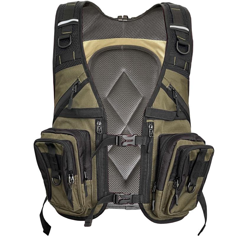 JENZI Camou Backpack  Angel-Rucksack / Angeltasche / Kdertasche  Camo   Wasserabweisend Angeltasche Gro