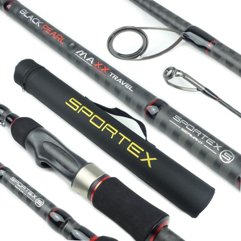 Sportex Black Pearl MAXX 2,4m 40g 4sec Travel WG 22 - 54g - BP2462