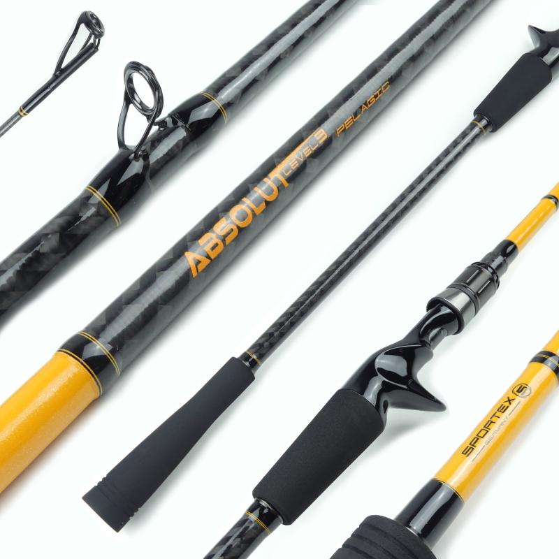 Sportex Absolut Level 3 (Baitcast) 1,95m "Pelagic" WG 65 - 125g - AB1950