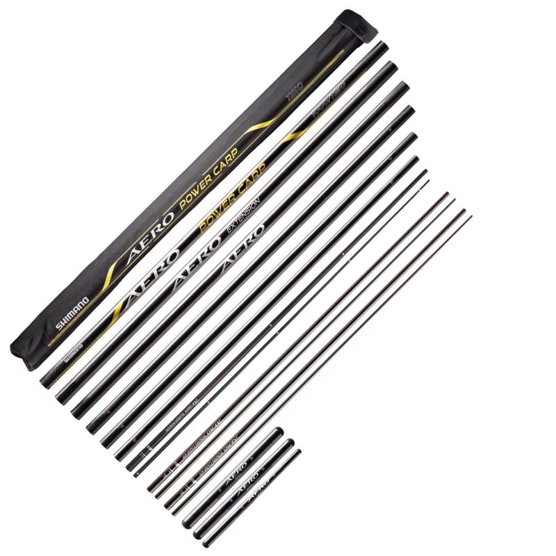 Shimano Aero Power Carp Pole Pack  10,00m 7pc + Kits
