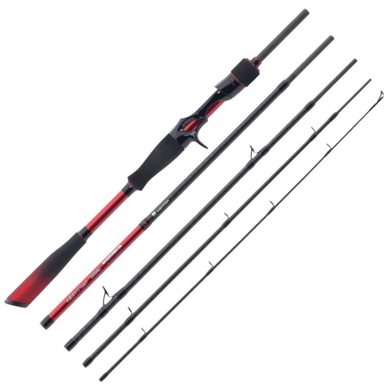 IRON CLAW High-V Red&sup2; Travel Baitcast 52 / 2,13m 5Sec.
