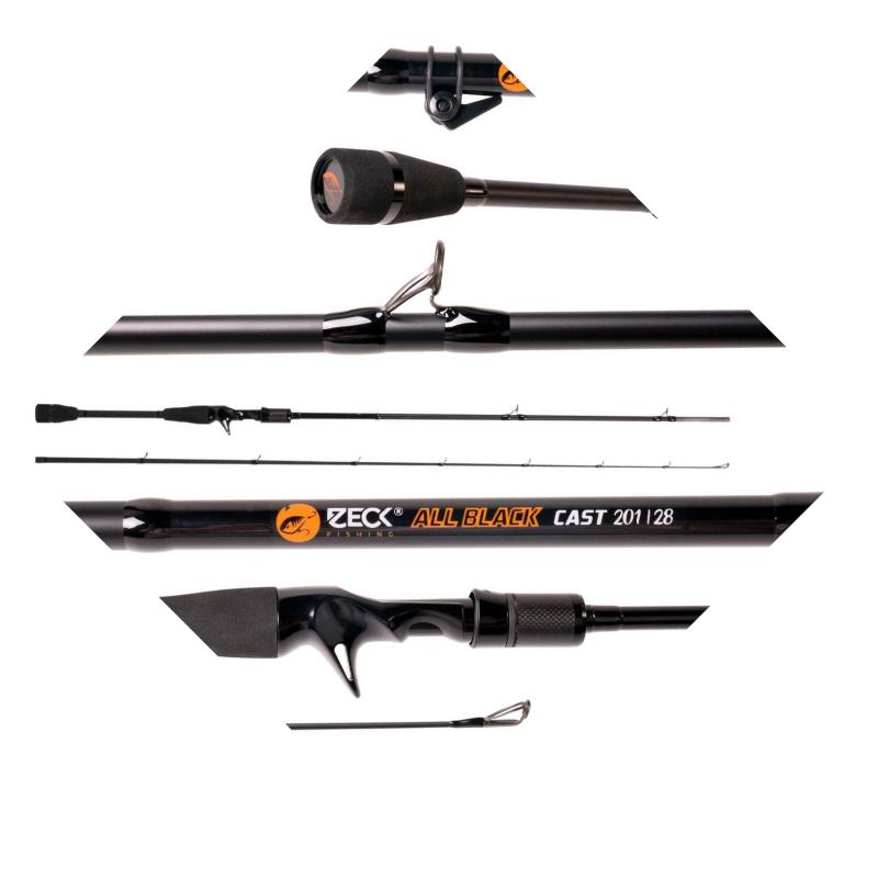 Zeck All Black Cast 201cm 28g
