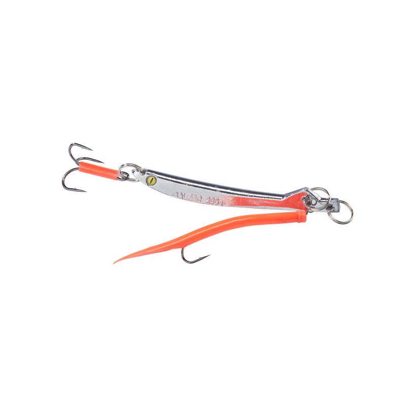 Balzer Torsk Pilker mit Gummi Makk, silber, 150g