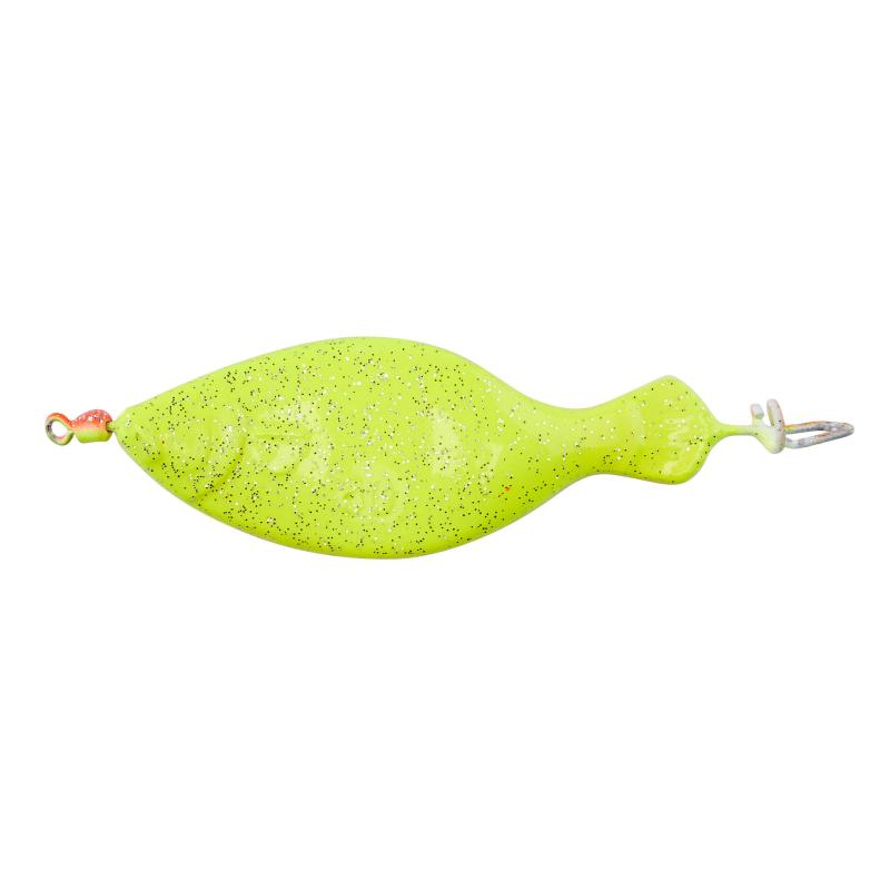 Balzer Edition Sea Anti-Tangle Plattfisch Blinker, 60g, Rot-Gelb