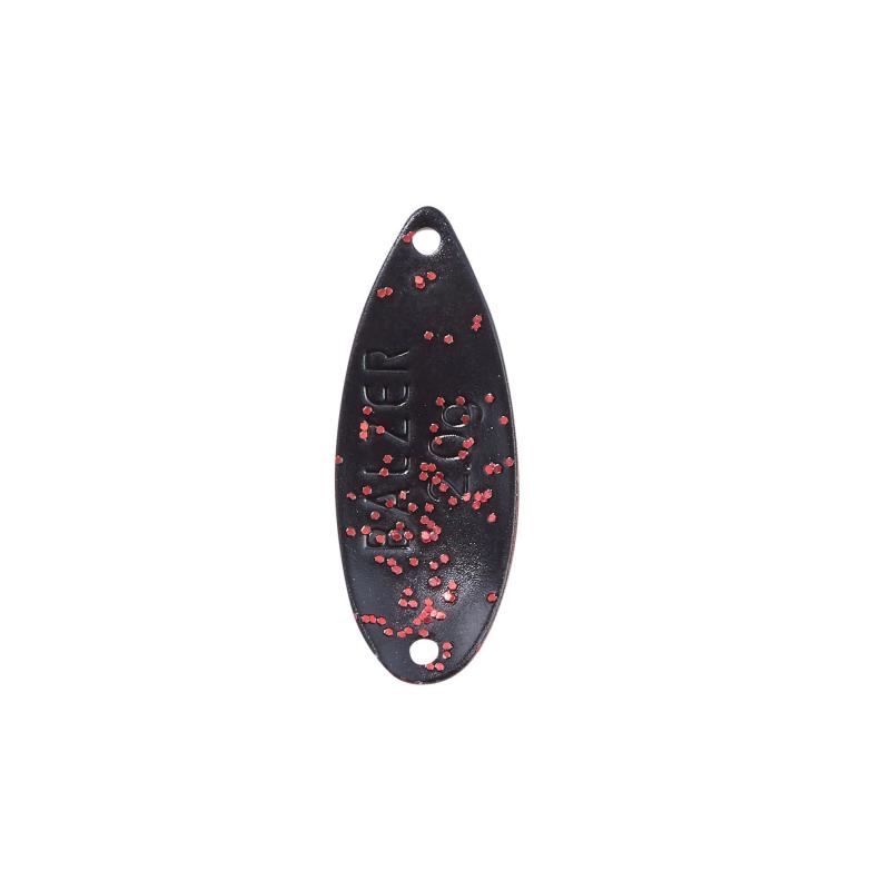 Balzer Metallica Catcher Spoon 3,5g Rot-Schwarz-Glitter