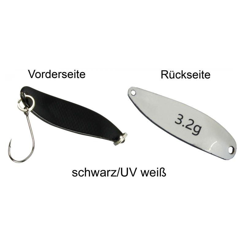 FTM Spoon Hammer 3,2g schwarz/wei&szlig;