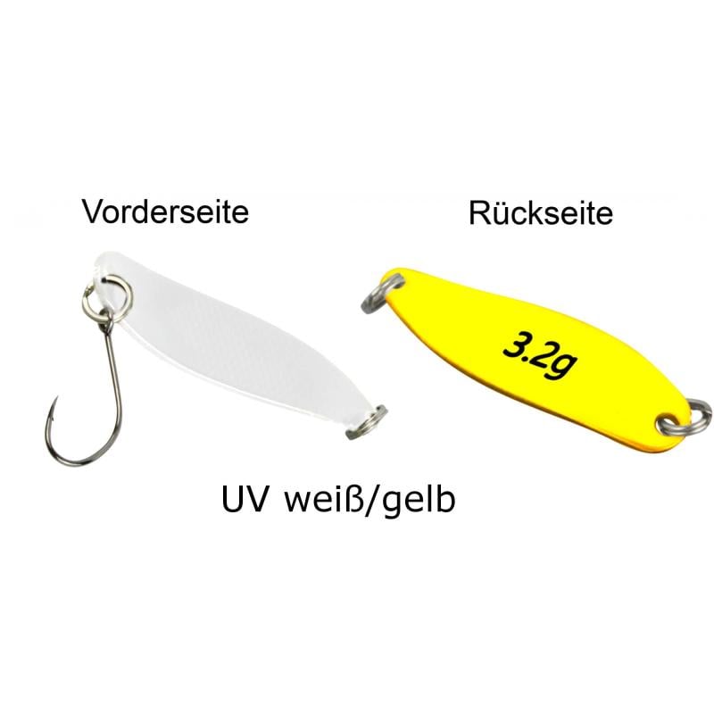 FTM Spoon Hammer 3,2g wei&szlig;/gelb