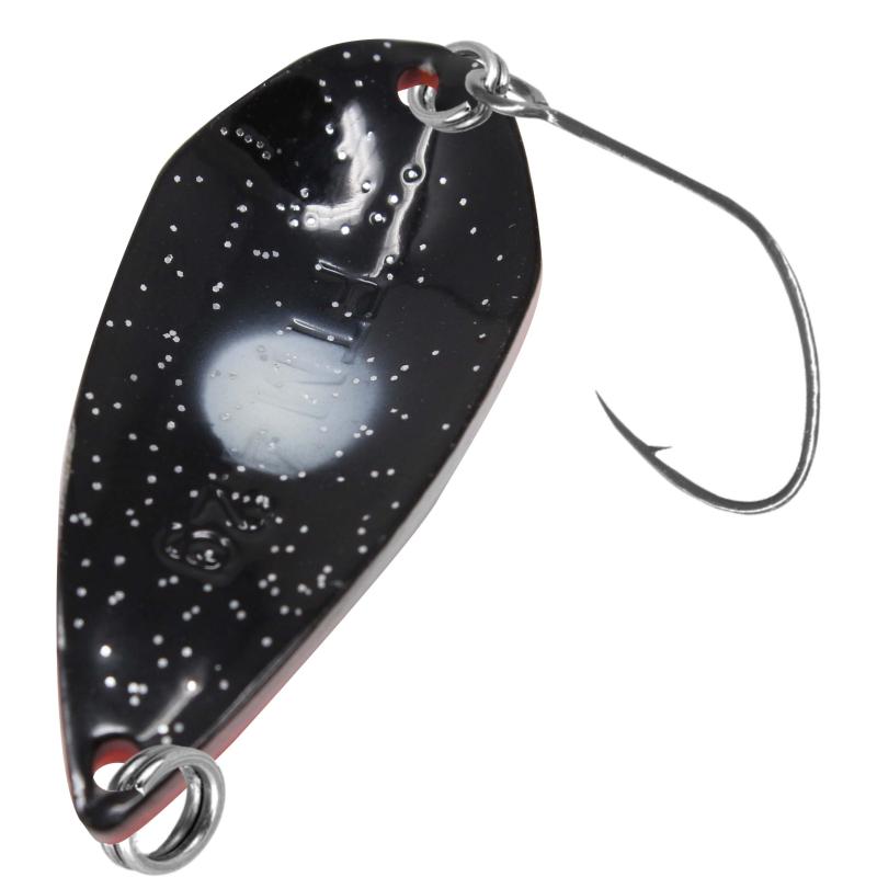 FTM Spoon Tremo 0,9gr. neon orange lumi/schwarz m. Glitter lumi