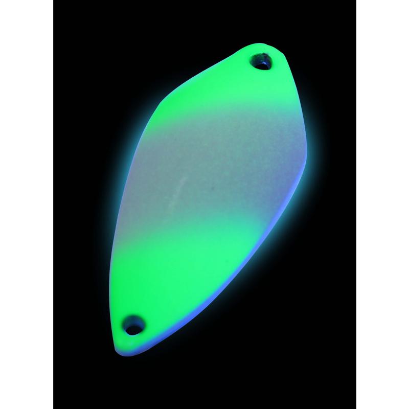 FTM Spoon Tremo 0,9gr. neon gr&uuml;n lumi/schwarz m. Glitter lumi