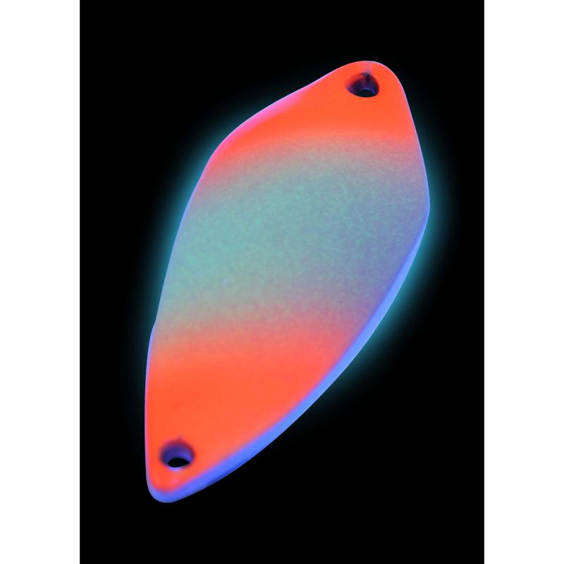 FTM Spoon Tremo 2,3gr. neon orange lumi/schwarz m. Glitter lumi