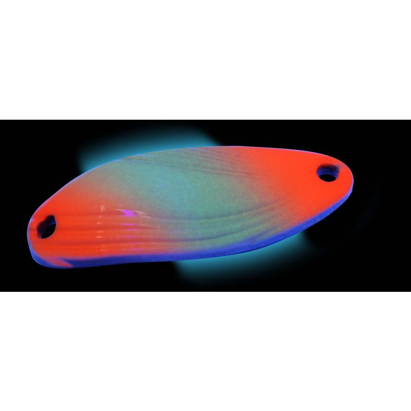 FTM Spoon Break 2,2gr. neon orange lumi/schwarz m. Glitter lumi