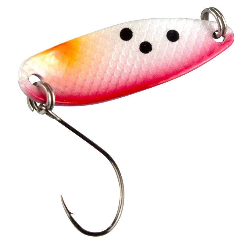 FTM Spoon Hammer 3,2gr. salmon red white UV / black