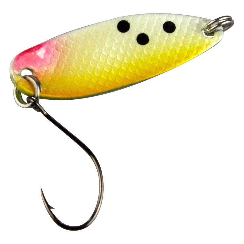 FTM Spoon Hammer 3,2gr. salmon yellow white UV / yellow UV