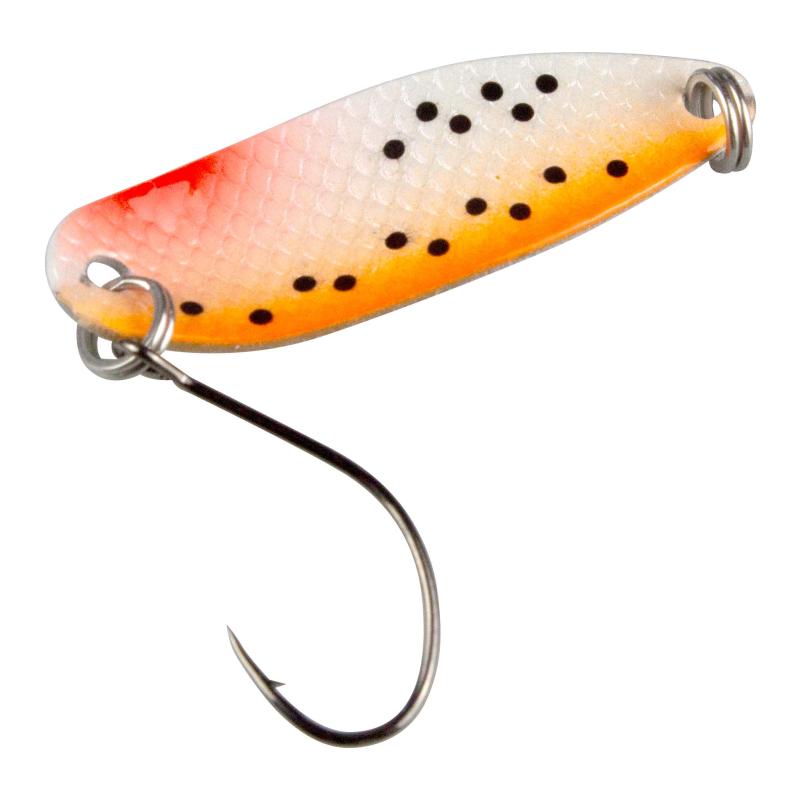 FTM Spoon Hammer 3,2gr. salmon orange white UV / white