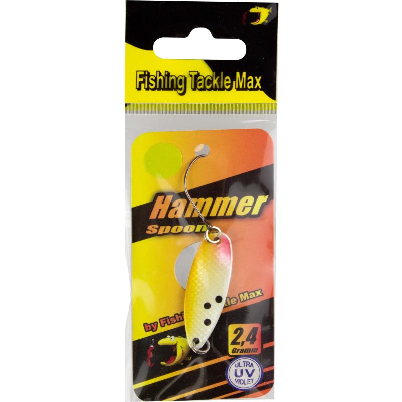 FTM Spoon Hammer 2,4gr. salmon yellow white UV / yellow UV