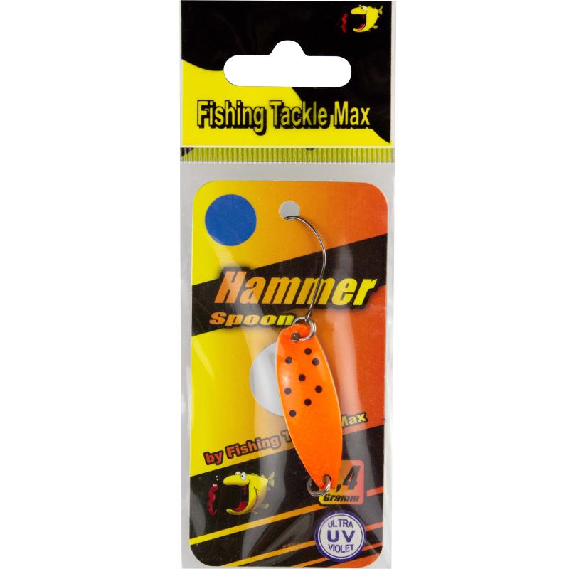 FTM Spoon Hammer 2,4gr. salmon UV / blue UV