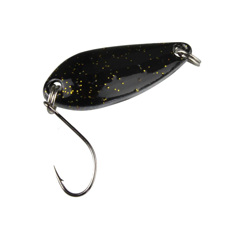 FTM Spoon Diamond 3,8gr. schwarz gold glitter/wei&szlig; rot glitter