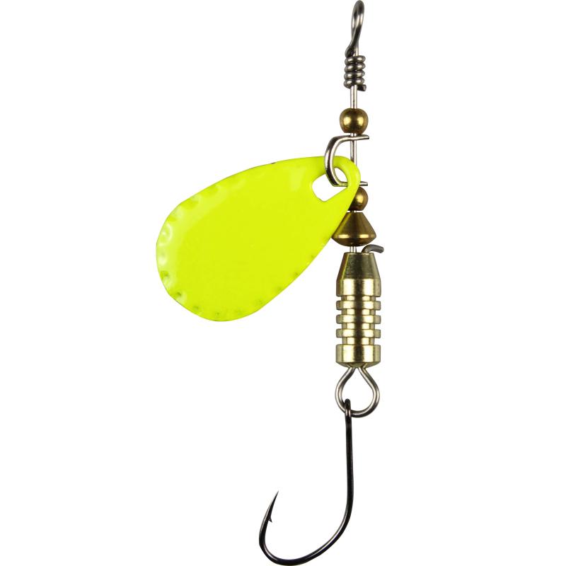 FTM Forellen Blinker 2,5 gr. gelb/pink