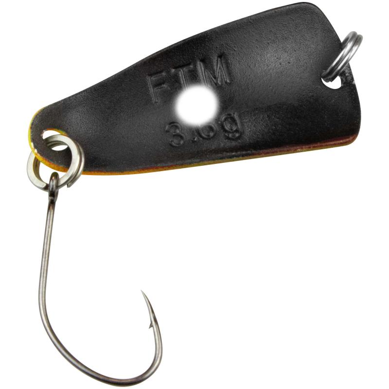 FTM Spoon Rumba 3,6gr neon orange lumi/schwarz m. Glitter lumi