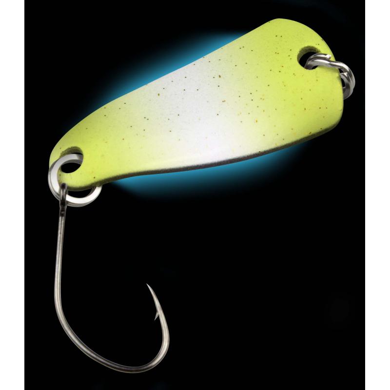 FTM Spoon Rumba 3,6gr neon gelb lumi/schwarz m. Glitter lumi