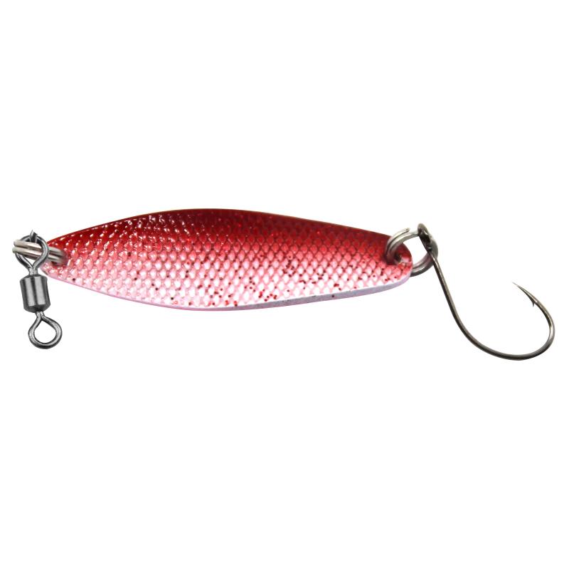 Produktbild FTM Spoon Wob 3,2gr. rot-wei&szlig; m. Glitter/rosa