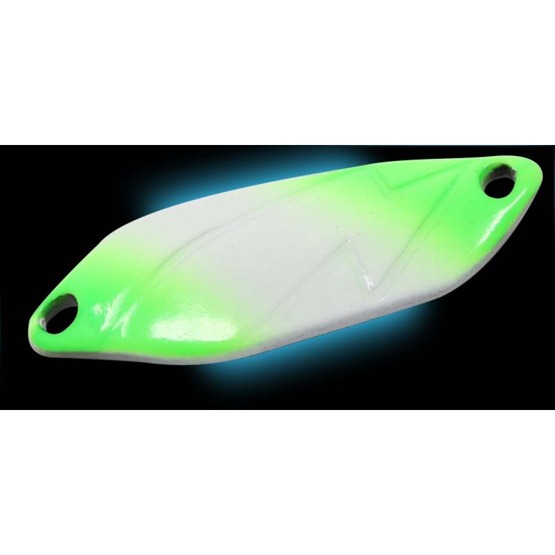 Fishing Tackle Max Spoon Strike 2,1gr. neon gr&uuml;n lumi/schwarz m. Glitter lumi